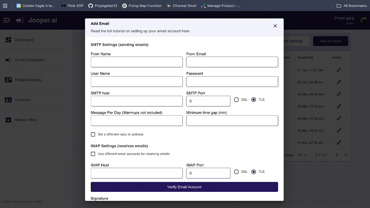 Email Automation Feature